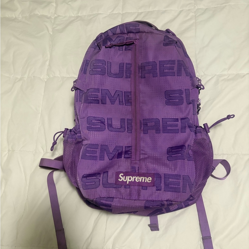 Supreme Purple Backpack